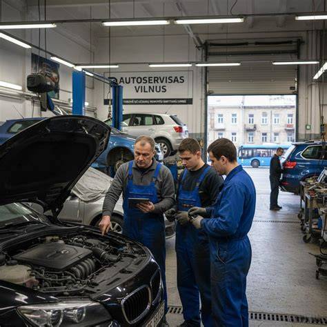 Infografika: Pranausko Automobilių Remonto Dirbtuvių paslaugų spektras