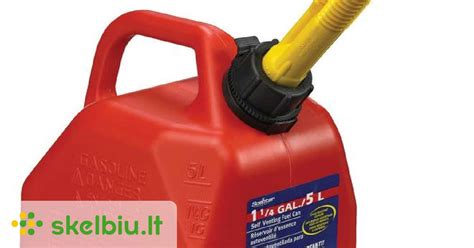 infografika: benzino ir alyvos maišymo principas, vaizduojantis 1:50 santykį (5 litrai benzino ir 100 ml alyvos)