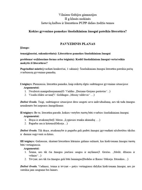 protektoriaus rašto pavyzdžiai