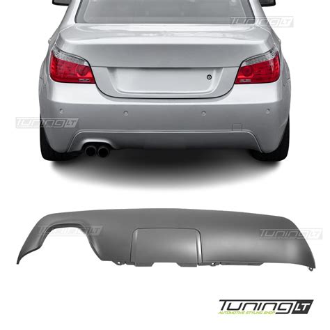 BMW E46 M galinio bamperio su difuzoriumi schema