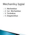Mechanikas atlieka motorolerio techninę apžiūrą