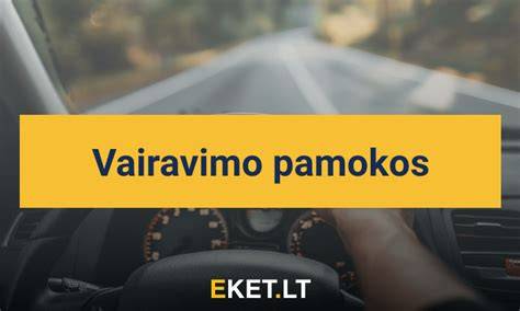 Žemėlapis: kur galima mokytis vairuoti