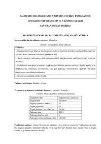 Diagrama, iliustruojanti eksploatacinių išlaidų palyginimą