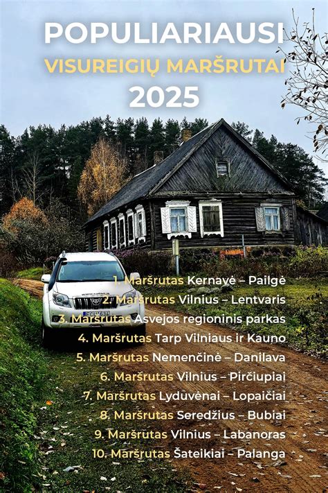 Bekelės visureigių sąrašas