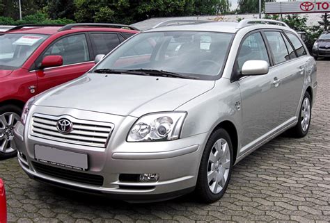 Toyota Avensis II ratlankio tvirtinimo taškų schema