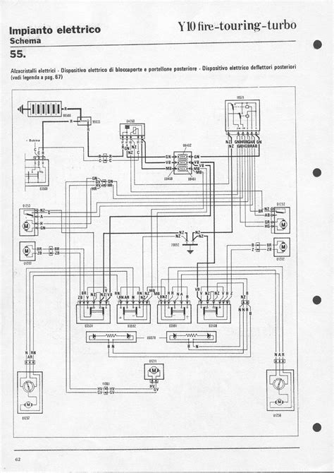 Lancia Lybra kėbulo dalių schema