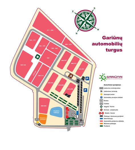 Gariūnų turgaus žemėlapis ir nuotrauka