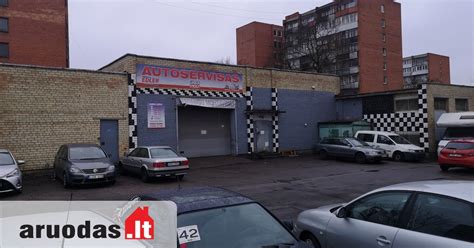 Autoserviso pastatas Šiaurės Miestelyje