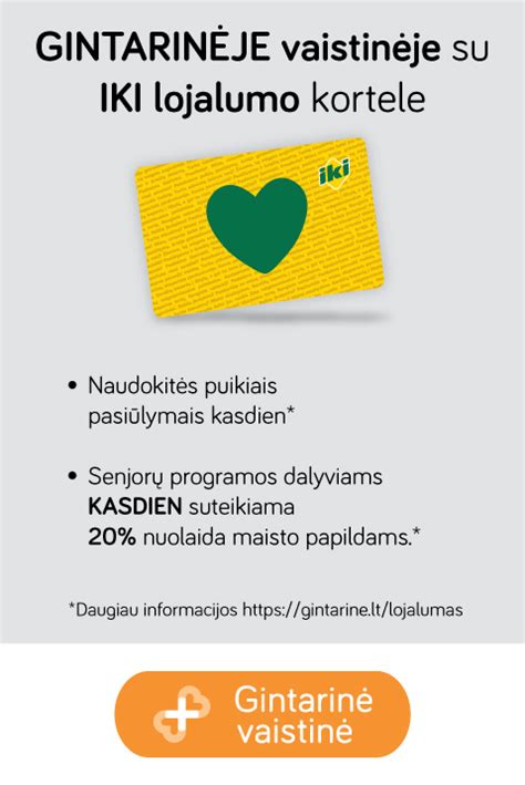 Lojalumo kortelė ir nuolaidų pasiūlymai