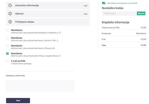 Mokėjimo būdų pasirinkimo schema