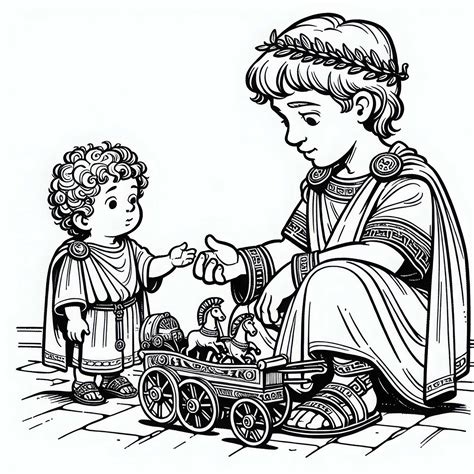 vaikas spalvinantis automobilio piešinį