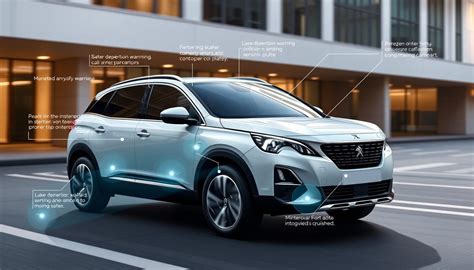 Peugeot 3008 techninė schema: hibridinės sistemos komponentai ir variklio išdėstymas