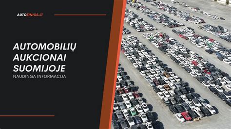 Sąrašo Suomijos automobilių aukcionų interneto platformų logotipų koliažas