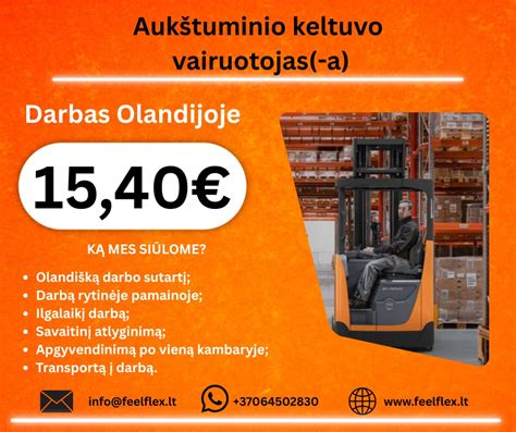 keltuvo vairuotojas darbe su kroviniu