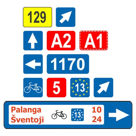 Kelio ženklas „Važiavimo schema“
