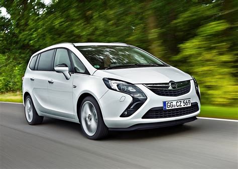 Opel Zafira Tourer C salono transformacijos schema