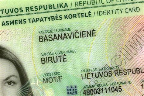 Asmens tapatybės dokumentas ir vairuotojo pažymėjimas