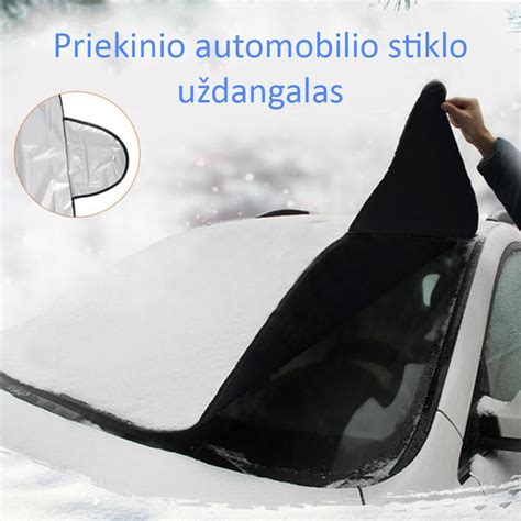 Schema su automobilio stiklo žymėjimo pavyzdžiu ir paaiškinimais