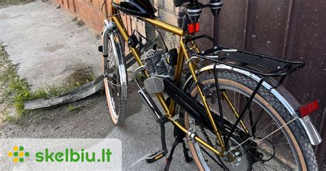 Dviratis su elektriniu varikliu