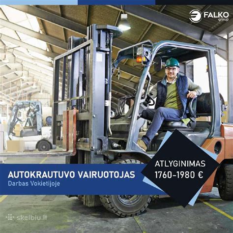 autokrautuvo vairuotojas darbe
