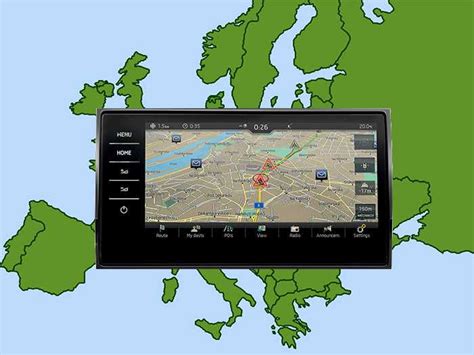Renault navigacijos žemėlapių atnaujinimo schema