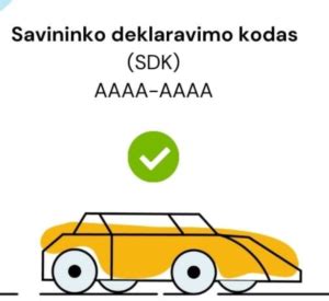 Savininko deklaravimo kodo paaiškinimas