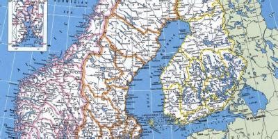 Žemėlapis su SIXT lokacijomis Norvegijos oro uostuose