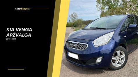 Kia Venga automobilio nuotrauka iš priekio