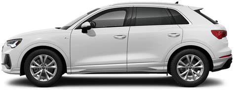 Audi Q3 SUV nuotrauka, pabrėžianti jo kompaktiškumą ir stilingumą