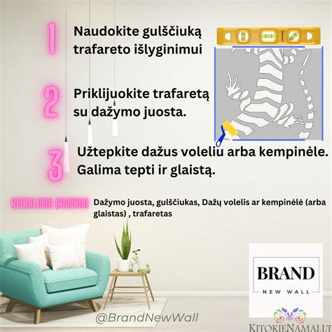 Didelio formato sienų trafaretas su sudėtingu ornamentu, skirtas interjero dizainui.