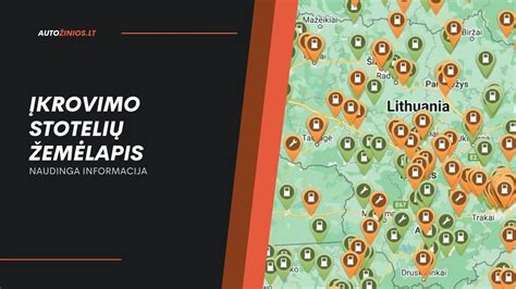 Elektromobilių įkrovimo stotelių žemėlapis Neringoje