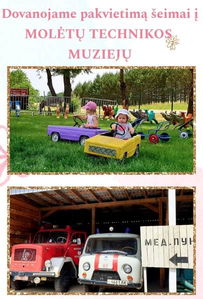 Įvairūs transporto priemonės Molėtų technikos muziejuje