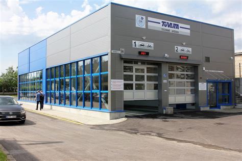 Tuvlita techninės apžiūros stoties fasadas Viršuliškėse