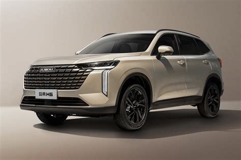 Haval H6 modelio nuotrauka su interjero ir eksterjero detalėmis