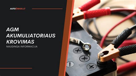 Schema, iliustruojanti AGM akumuliatoriaus sandarą ir privalumus