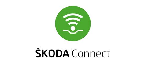 A detailed infographic showcasing the features of Skoda Connect services