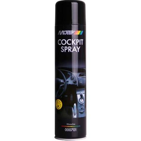 Motip CockpitSpray Semi Gloss Silicon Free 600ml - purškiamas panelių valiklis
