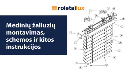 Schemos ilgalaikio naudojimo ir montavimo žingsniai