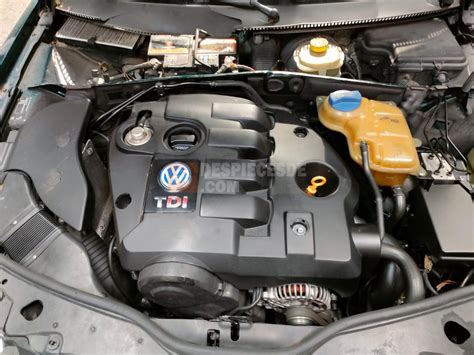 Passat B5 1.9 TDI variklio pjūvis