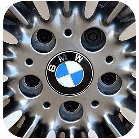 Infografika: 68 mm BMW ratlankių dangtelių matmenys