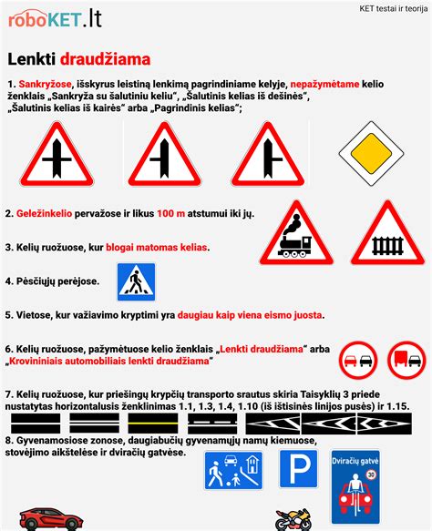 Inforgrafika apie kelio ženklus