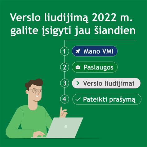Tematinė iliustracija apie verslo liudijimus ir individualią veiklą