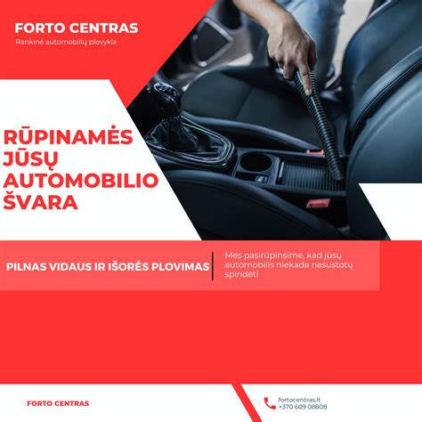automobilių priežiūros paslaugos infografika