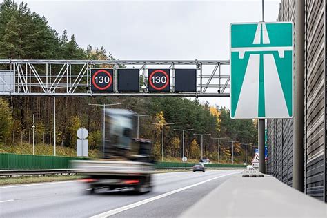 Sunkvežimio greičio apribojimų schema Nyderlanduose pagal kelio tipą
