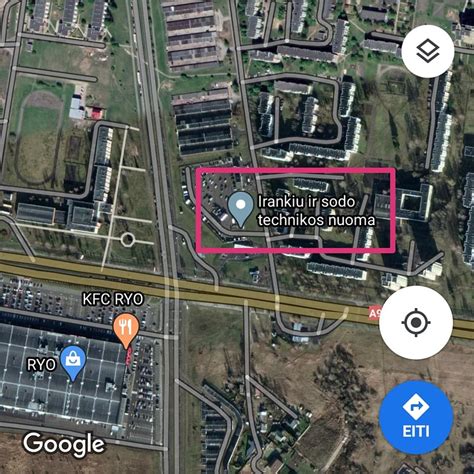 priekabų nuomos punkto žemėlapis