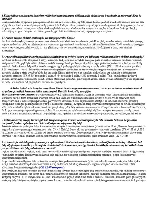 Infografika: civilinės atsakomybės už didesnio pavojaus šaltinį schema