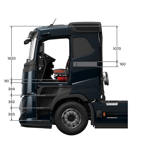 Volvo FH kabinos miegamoji zona su čiužiniu