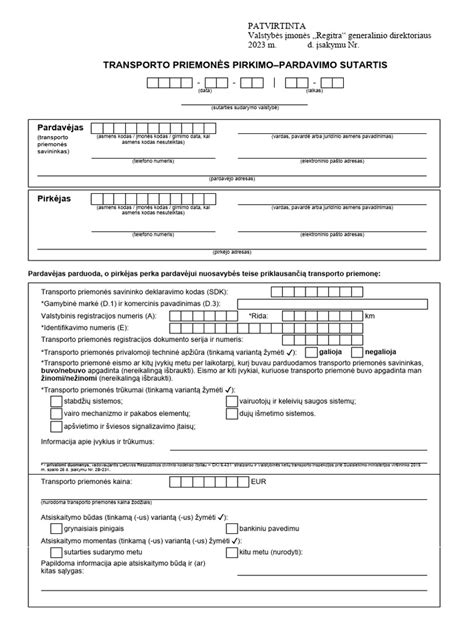 Schema, iliustruojanti naujo automobilio pirkimo etapus ir dokumentus