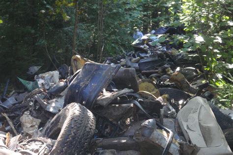 užteršta aplinka, nelegalus automobilių ardymas