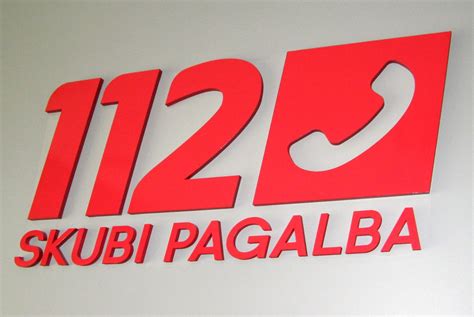 telefono numeris 112 skubios pagalbos atveju